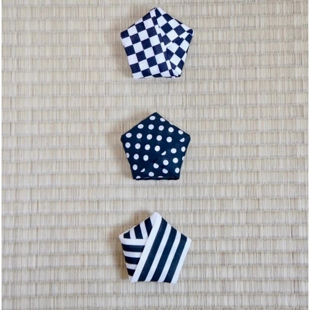 Design Cotton Koshi Himo Kimono Tie - Check, Stripe, Polka Dot